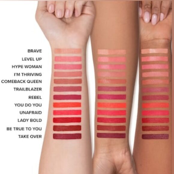 Too Faced Lady Bold Diffused Matte Lipstick in Level Up (Cool Blue Tone Pink) - Picture 9 of 15